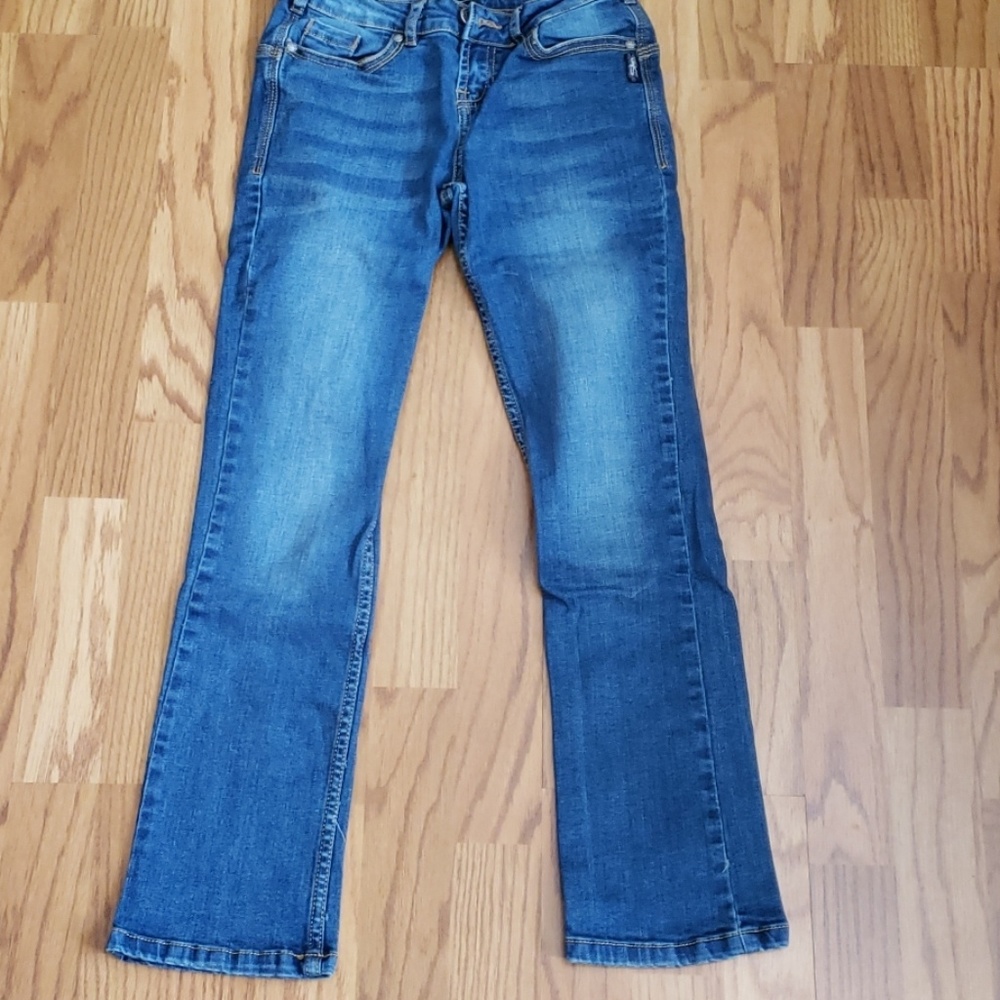 Silver blue jeans